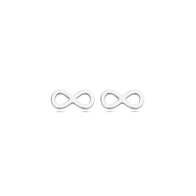 Glams oorknoppen infinity - Zilver