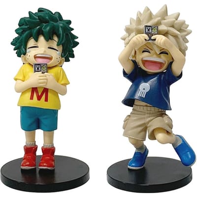 Nieuwe Collectie My Hero Academia Kindertijd Izuku Midoriya / Kindertijd Katsuki Bakugo PVC Actiefiguur Anime Cartoon Model Speelgoed Cadeaus