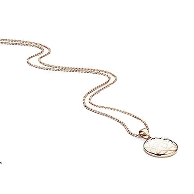 Montebello Ketting Farrago - 316L Staal Roséverguld - ∅25mm - 42+3cm