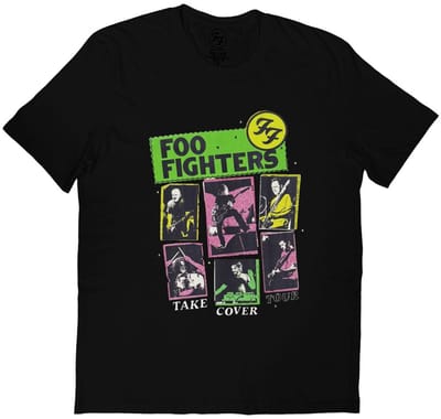 Foo Fighters - Take Cover Tour Heren Tshirt - M - Zwart