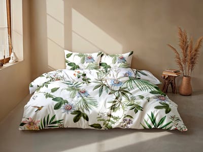 Zohome Dekbedovertrek Passione - Multi - Bloemen - Dekbedovertrek 200x200/220 cm - 100% Microvezel - Tweepersoons Dekbedovertrek