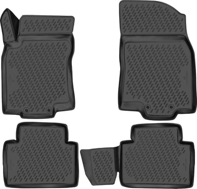 Walser XTR rubberen voetmatten geschickt voor Nissan X-Trail (T32) 10/2013-Vandaag