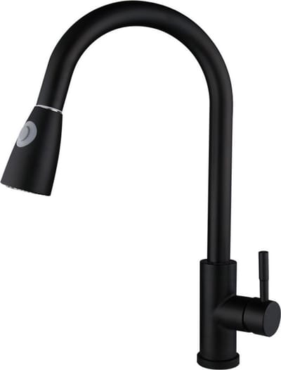 8661A Keukenkraan - 41 cm hoog - Mat Zwart