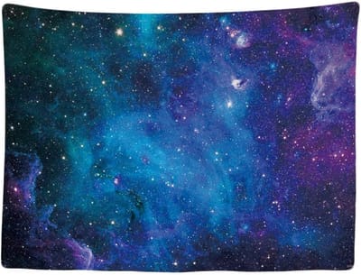 Ulticool - Natuur Galaxy Heelal Ruimte Planeten Zonnestelsel Astronaut - Wandkleed - 200x150 cm - Groot wandtapijt - Poster - Kamer Slaapkamer Woonkamer Kinderkamer Decoratie Accessoires - Tiener Jongen