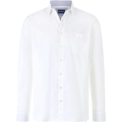 Babista herren Overhemd - 39/40 - wit - Plus Size