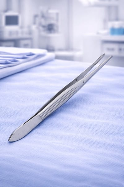 Belux Surgical Instruments – McIndoe Pincet 15,5 cm – Chirurgisch Precisiepincet – RVS – Atraumatische Grip – Autoclaveerbaar – Medisch Instrument