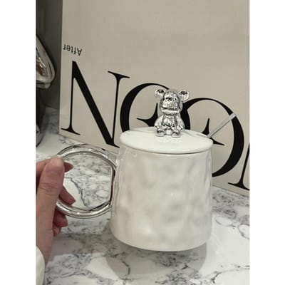 Lichte Luxe Hoge Kwaliteit Keramische Kop High End Sense Mok met Deksel Lepel Kantoor Koffiekopje Koppel Waterbeker Mannen en Vrouwen conventional