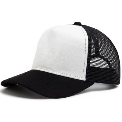 Lente Zomer Suede 5 Panel Mesh Baseballpet Grote Hoofd Unisex Truckerpet Mannen En Vrouwen Sport Snapback Petten Vrije Tijd Gorros 54-61CM white