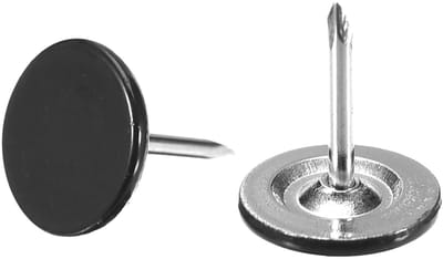Dailygoods- Pushpinnen 50 Stuks - Zwaar Belastbaar - Platte Kop - Decoratieve Duimspijkers - Duurzaam Metaal - Klassiek Brons