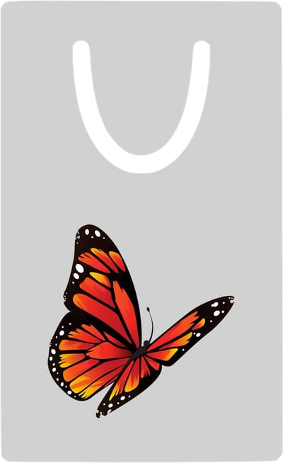 Hacebo® - Vlinders metalen boekenlegger - Vlinder - Dieren liefhebbers - Insecten - dieren - vlindertuin Bladwijzer boekenleggers - 7.6 cm x 5cm
