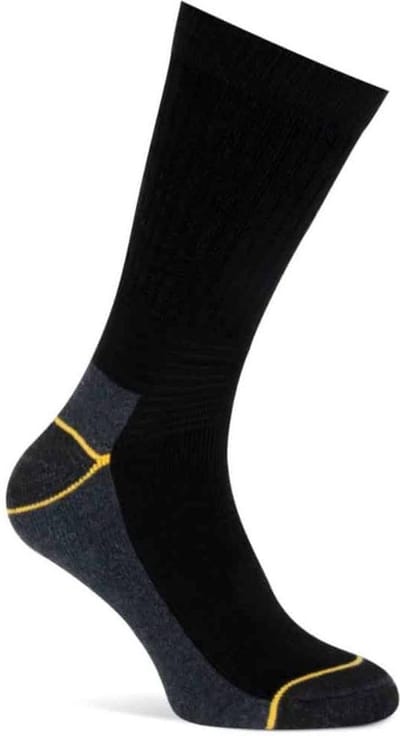 STAPP [yellow] - 4415 WORKER Unisex - 2-Pack - Maat 47/50 - Zwart