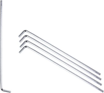 Grondpennen - 30x stuks - metaal - 23 cm - rotspennen - tentharingen