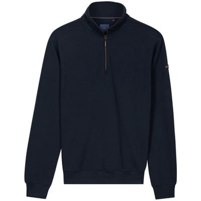 Baileys – Heren Trui – Casual Sweatshirt – Half zip Sweater - Donkerblauw – 613165-69