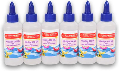 Knutsellijm 100ml per tube -in totaal 600ml - Lijm - All purpose glue - Glue - Kinderlijm - Knutselen - Goedkope knutsellijm - Doorzichtige knutsellijm - Knutsellijm 600 ml - Lijm - All purpose glue - Glue - Kinderlijm - Knutselen
