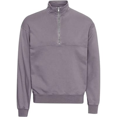 Sweatshirt 1/4 rits Colorful Standard Organic purple haze