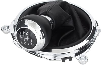 MODECAR Audi TT 8J Serie - Versnellingspookknop - Zwart/Chroom - 6 Versnellingen