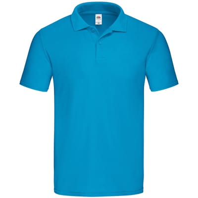 Fruit of the Loom Heren Origineel Polo Shirt (Azuurblauw)