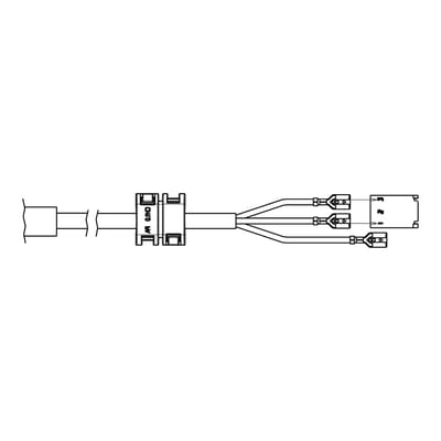 AEG snoer, met, klem, SWITZ 1,85m 140211772011