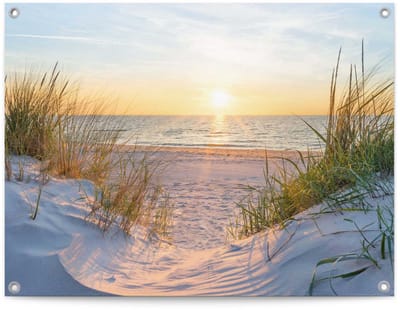 Tuinposter Zonsondergang - 60 x 80 - Canvas - REINDERS