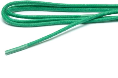 ARIESZZZ Schoenveters - Veters Rond - Groen - Wax - Rond - 75 cm - 2 mm - 4-6 gaatjes