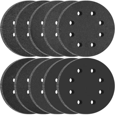 GELLDG 100 Stuks Schijven met klitband - 125mm 8-gats schuurpapier - Kornen 80/120/180/240/320/400/600/800/1000/2000 - Geschikt voor alle materialen en 125mm excenterschuurmachines - Complete set nassluiting