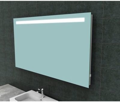 Wiesbaden Tigris spiegel rechthoek met LED en stopcontact 140 x 80 cm