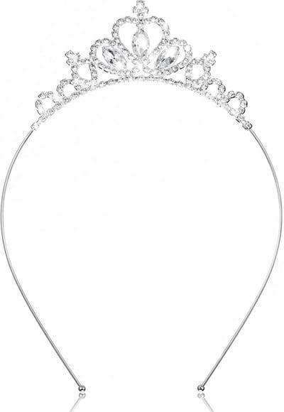 Glinsterende Prinsessenkroon voor Vrouwen en Meisjes - Perfect voor Feestjes, Bruiloften en Verjaardagen