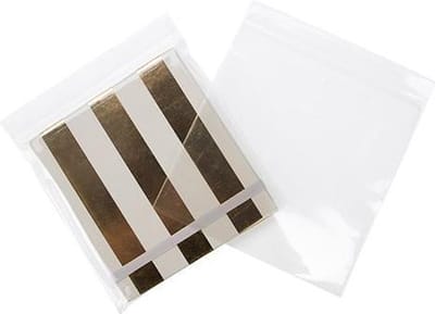 Gripzakken met Luchtgat 12,5x12,5cm50 micron (100 stuks) | gripzak | ziplock zakken | ziplock zakjes