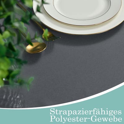 Dailygoods- Tafelkleed Afwasbaar 130 x 260 cm - Vlekbescherming - Waterdicht - Anti-kras - Duurzaam - 100% Polyestervezel - Tafelbedekking