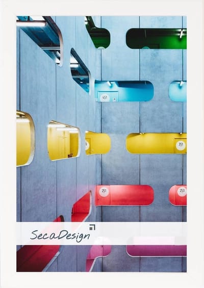 SecaDesign Essenza Fotolijst 10x15 cm Fotomaat - Wit - Hout