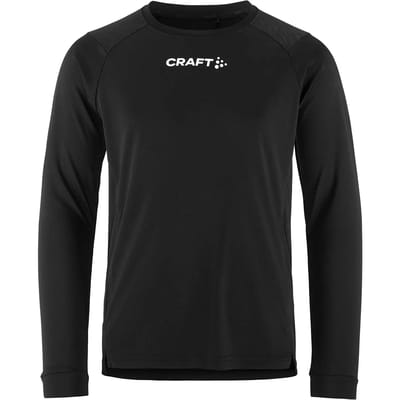 Craft Rush 2.0 Running Longsleeve Kinderen - Zwart | Maat: 134/140