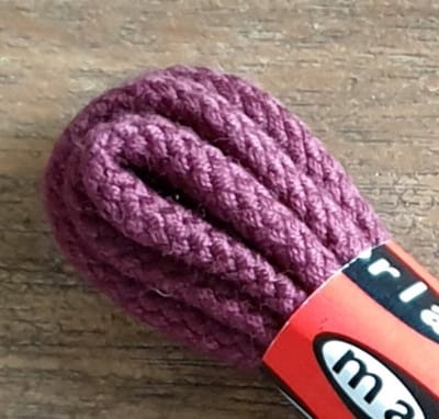 Marla schoenveters - ca 3mm dik (medium rond) - 65 cm bordeaux kastanje bruinrood - Nederlandse kwaliteit veters - 1 paar