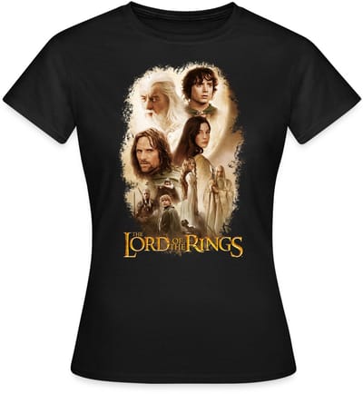 The Lord Of The Rings Frodo, Gandalf, Aragorn & Co T-Shirt Dames