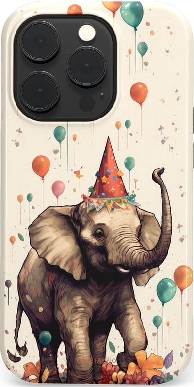 Casetastic Hoesje Geschikt voor Apple iPhone 14 Pro Magsafe - Stijlvolle Beschermende Duo-layer Case - Ballonparade