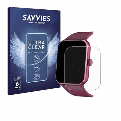 Savvies - Screenprotector voor Baolubao R50Pro 1.85" - Folie Beschermfolie transparant 6 Stuks