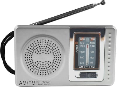 Draagbare AM/FM Zakradio - Lichtgewicht, Sterke Ontvangst & Langdurig Gebruik