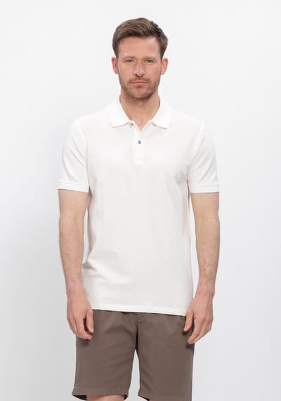 STEFANO LAURAN Polo Bjorn Heren - Polo shirt - Wit - Maat L