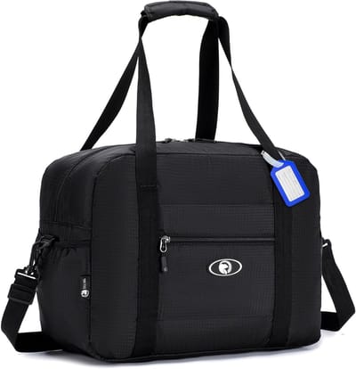 Reisweekender Bagage 40x30x15 voor British Airways en KLM - Vouwbare Sporttas voor Mannen en Vrouwen, Lichtgewicht Handbagage voor Fitness en Vakanties