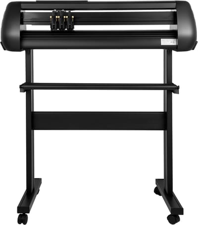 Vinylsnijmachine, 28-inch plotter, instelbare snelheid en kracht, doe-het-zelfpakket voor borden, spandoeken, stickers, vloerstandaard, SignMaster-software, compatibel met Windows