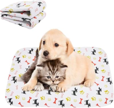 Herbruikbare Wasbare Puppy Training Pads - Super Absorbens - Quick-Dry - Waterdicht - Wit