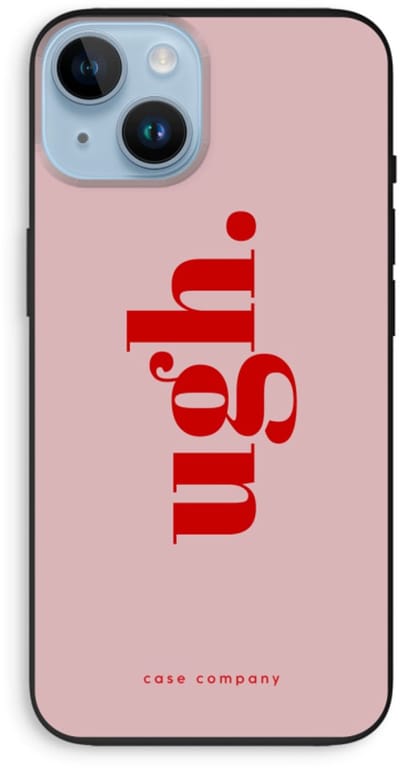 Case Company® - Hoesje geschikt voor iPhone 14 hoesje - Ugh - Biologisch Afbreekbaar Telefoonhoesje - Bescherming alle Kanten en Schermrand