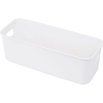Telefoonhoesjes Doos Organizer Multifunctioneel Stijlvol Eenvoudig Ontwerp Grote Capaciteit Plastic Opbergmand white