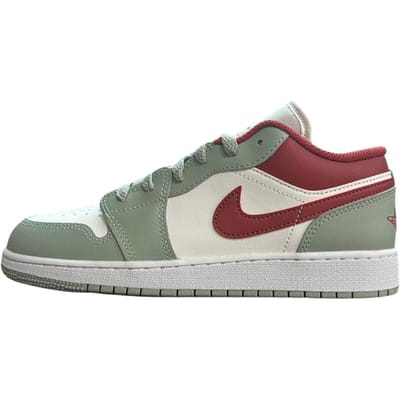 Air Jordan 1 Low GS Sail Jade Horizon Kindersneakers Groen Pure-Platinum Summit-White 553560133 38.5 brown