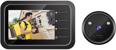 Dailygoody - 2.4 Inch TFT LCD Deur Spy Camera met Deurbeld, Nachtzicht en Fotofunctie