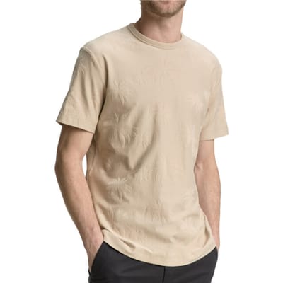 Tom Tailor Jacquard T-shirt met palmboommotief