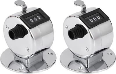 Digitale Handteller - Mechanische Teller - Sport Tellen - Automatisch Reset - 5.5 cm - Zilverkleurig
