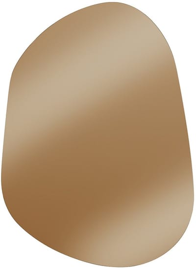 Vente-unique Organische getinte spiegel zonder kader - L50 x H68 cm - GUILINO