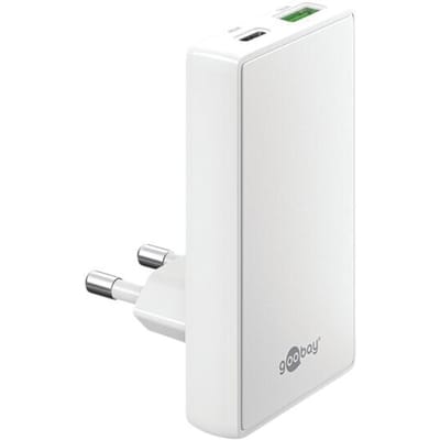 Goobay 75720 oplader voor mobiele apparatuur Universeel Wit AC Snel opladen Binnen
