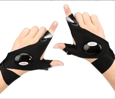 LED Handschoenen met Verlichting - Ideaal voor Vissen en Kamperen - Rekbare Stof voor Comfort - Unisex - Perfecte Geschenken voor Kerst e...