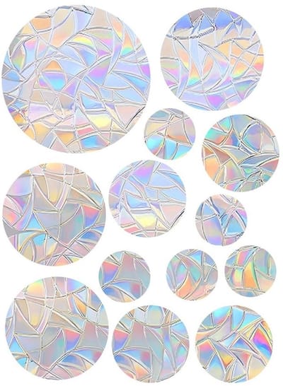 Dailygoods- Raamstickers Set - 26 Stuks - Anti-botsing - Elektrostatisch - Vogelstickers - Regenboogstickers - Hoogwaardig PVC - Vensterstickers